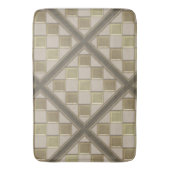 Glasfliese 3D beige Farbe Badematte (Vorderseite Vertikal)