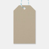 Glasfliese 3D beige Farbe Geschenkanhänger (Rückseite)
