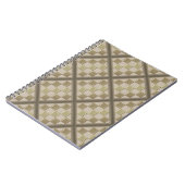 Glasfliese 3D beige Farbe Notizblock (Linke Seite)