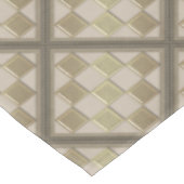 Glasfliese 3D beige Farbe Tischdecke (Schrägansicht)