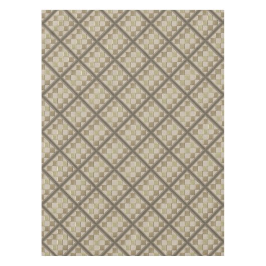 Glasfliese 3D beige Farbe Tischdecke (Vorderseite)