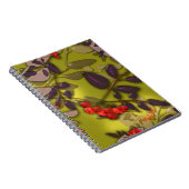 Glasfliesen, 3D flüssige Blätter und Wollbeere Notizblock (Rechte Seite)