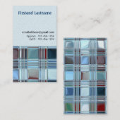 Glasfliesen können individuell anpassbare Visitenk Visitenkarte (Vorne/Hinten)