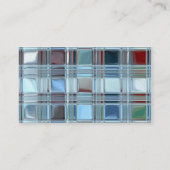 Glasfliesen können individuell anpassbare Visitenk Visitenkarte (Rückseite)