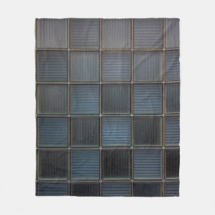 Glasfliesen-Quadrat Fleecedecke
