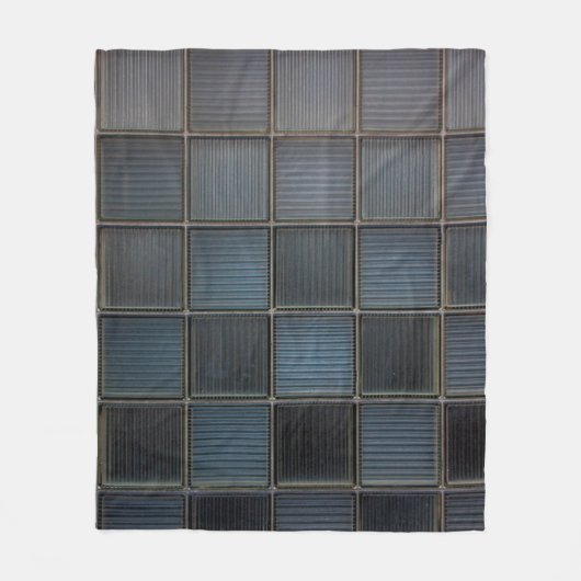 Glasfliesen-Quadrat Fleecedecke (Vorderseite)