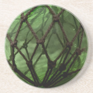 Glasfloat Sandstein Untersetzer