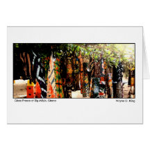 Glasfresco bei Big Millys, Ghana