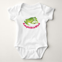 Glasfrosch-Liebe-Säuglings-T - Shirt