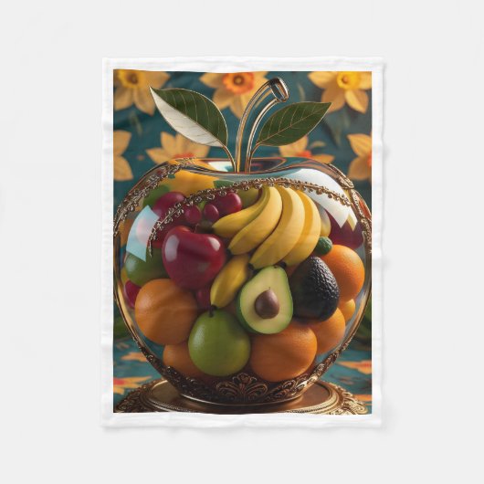 Glasfrucht Apfelschale Decke (Vorderseite)