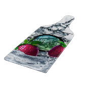 Glasfrucht - Zerspanung Schneidebrett (Ecke)