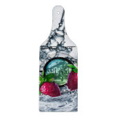 Glasfrucht - Zerspanung Schneidebrett (Vorderseite)