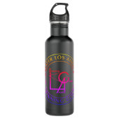 GLASG Rainbow Gradient Logo Wasserflasche Edelstahlflasche (Vorderseite)