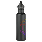 GLASG Rainbow Gradient Logo Wasserflasche Edelstahlflasche (Links)