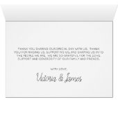 Glasgartengeometrie Danke Karte (Innenansicht Horizontal (Unten))