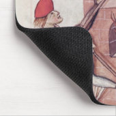Glasgebläse, von 'Tractatus de Herbis' Mousepad (Ecke)