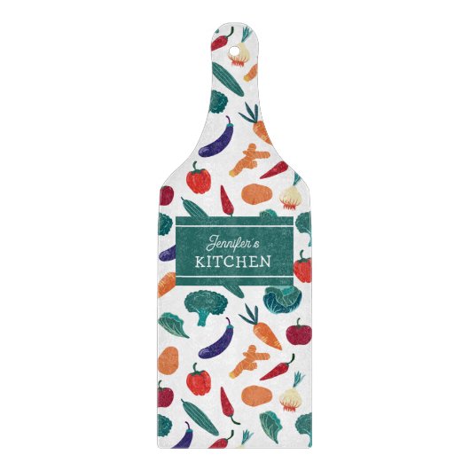 Glasgemüse Custom Küche Schneidebrett (Vorderseite)