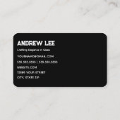 Glasgesellschaft Visitenkarte (Rückseite)