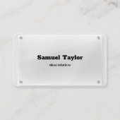 Glasgesellschaft Visitenkarte (Vorderseite)