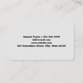 Glasgesellschaft Visitenkarte (Rückseite)