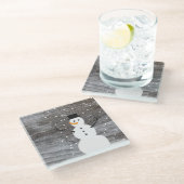 Glasgetränk Untersetzer-rustikales Glasuntersetzer (Schrägansicht)