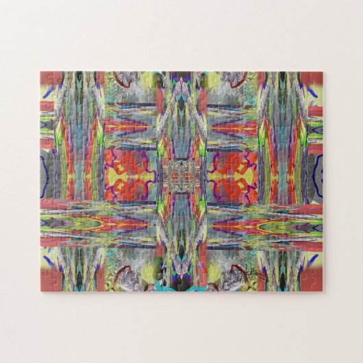 Glasgewebe Puzzle (Horizontal)