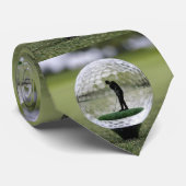 Glasgolfball mit Golf Player innen, Krawatte (Gerollt)