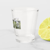 Glasgolfball mit Golf Player innen, Schnapsglas (Rechts)