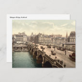 Glasgow Bridge, Glasgow, Schottland Postkarte (Vorne/Hinten)