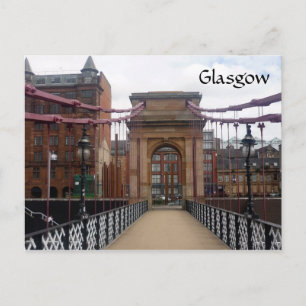 Glasgow-Brücke Postkarte