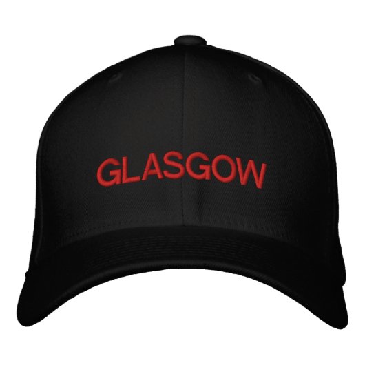 Glasgow Cap Bestickte Kappe (Vorderseite)