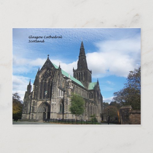 GLASGOW CATHDRAL - Schottland Postkarte (Vorderseite)