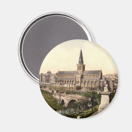 Glasgow Cathedral, Glasgow, Schottland Magnet (Vorderseite/Rückseite)