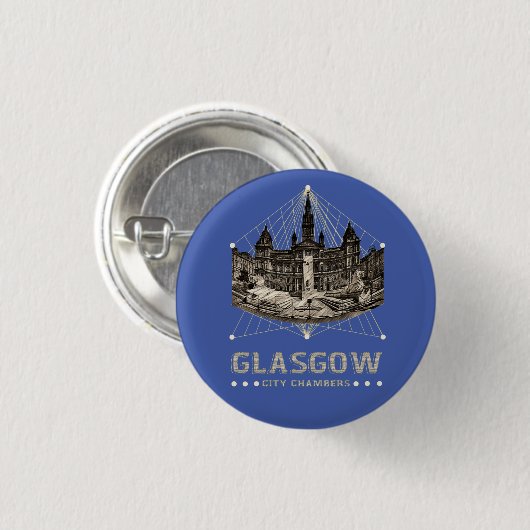 Glasgow City Chambers Button (Vorne & Hinten)
