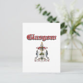 Glasgow City Designs Postkarte (Stehend Vorderseite)