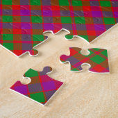 Glasgow Clan Tartan Kariertes Muster Puzzle (Seite)
