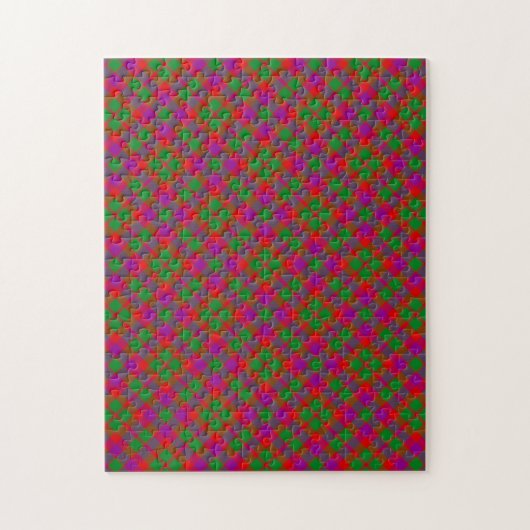 Glasgow Clan Tartan Kariertes Muster Puzzle (Vertikal)