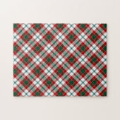 Glasgow Clan Tartan Kariertes Muster Puzzle (Horizontal)