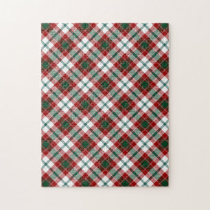 Glasgow Clan Tartan Kariertes Muster Puzzle