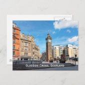 Glasgow Cross, Schottland Postkarte (Vorne/Hinten)