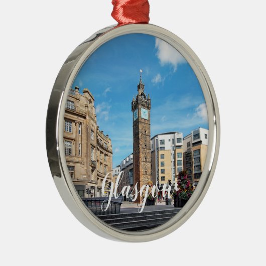 Glasgow Customizing-Produkt Silbernes Ornament (Rechts)