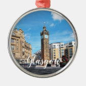 Glasgow Customizing-Produkt Silbernes Ornament (Vorne)