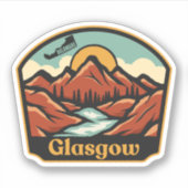 Glasgow, Delaware Aufkleber (Vorderseite)