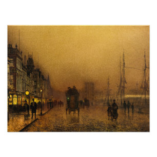 Glasgow Docks, 1880 von John Atkinson Grimshaw Fotodruck