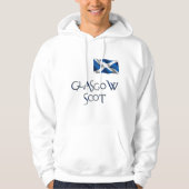 Glasgow Flag Scotland Patriotic Hoodie (Vorderseite)