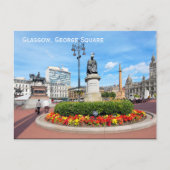 Glasgow, George Square, Schottland Postkarte (Vorderseite)
