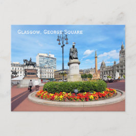 Glasgow, George Square, Schottland Postkarte