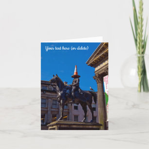 Glasgow Grußkarte Karte