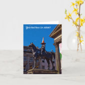 Glasgow Grußkarte Karte (Gelbe Blume)