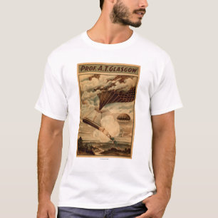 Glasgow Hot Air Balloon Circus Theater Plakat T-Shirt